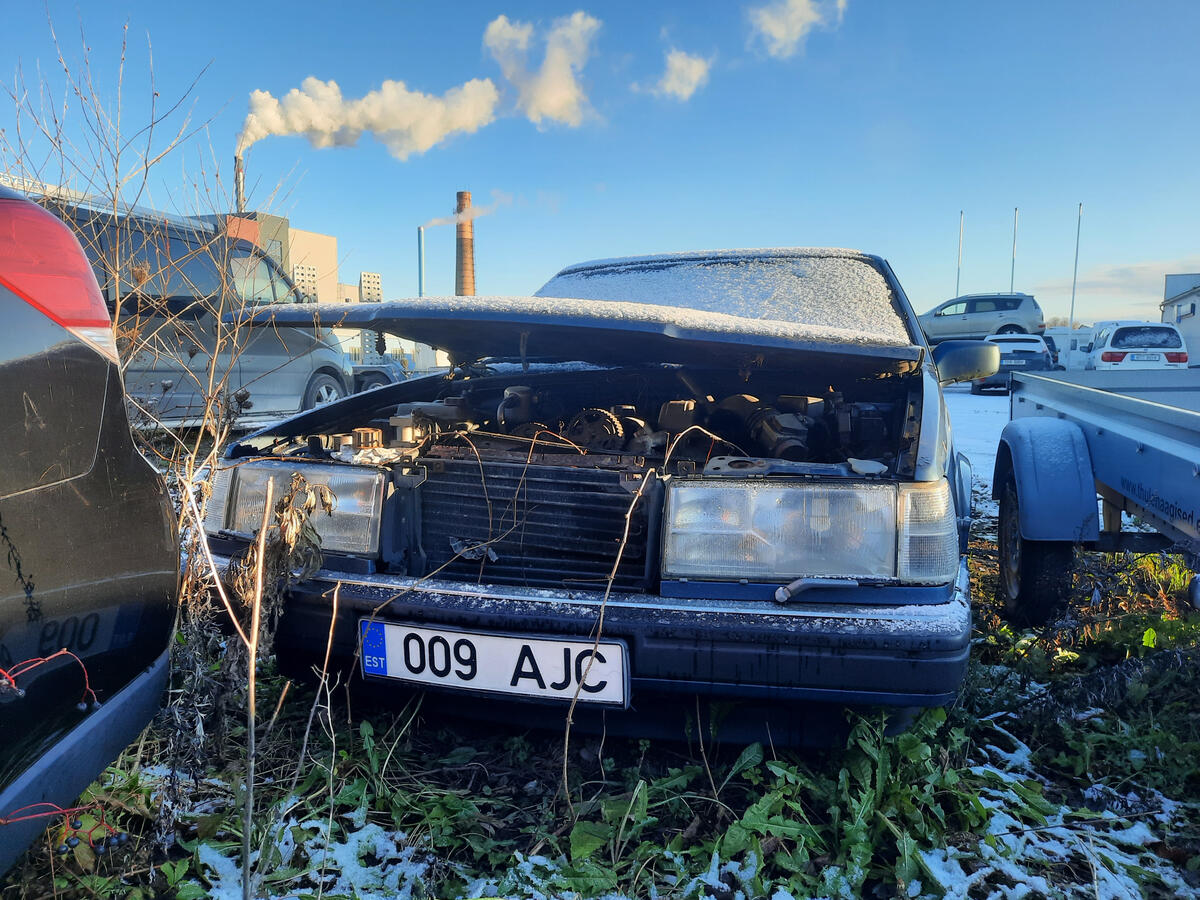 Presidendi Volvo novembris 2023, pärast 10 aastat seismist. Foto: Tõnis Hinnosaar